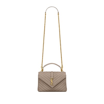 YSL COLLEGE MEDIUM IN QUILTED LEATHER 600279BRM072826 (24*17*6.5cm)